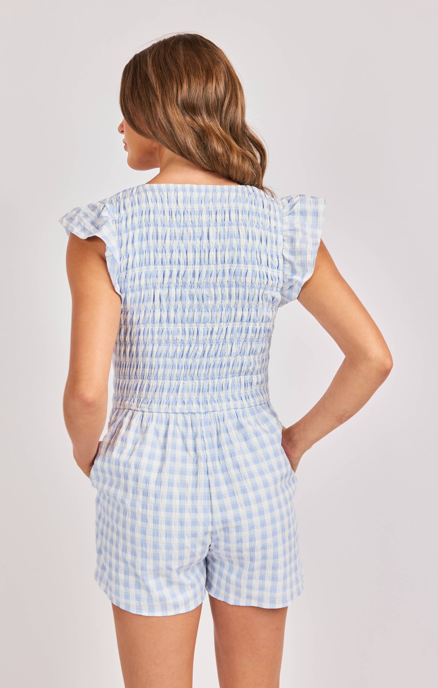 Starlet Gingham Romper