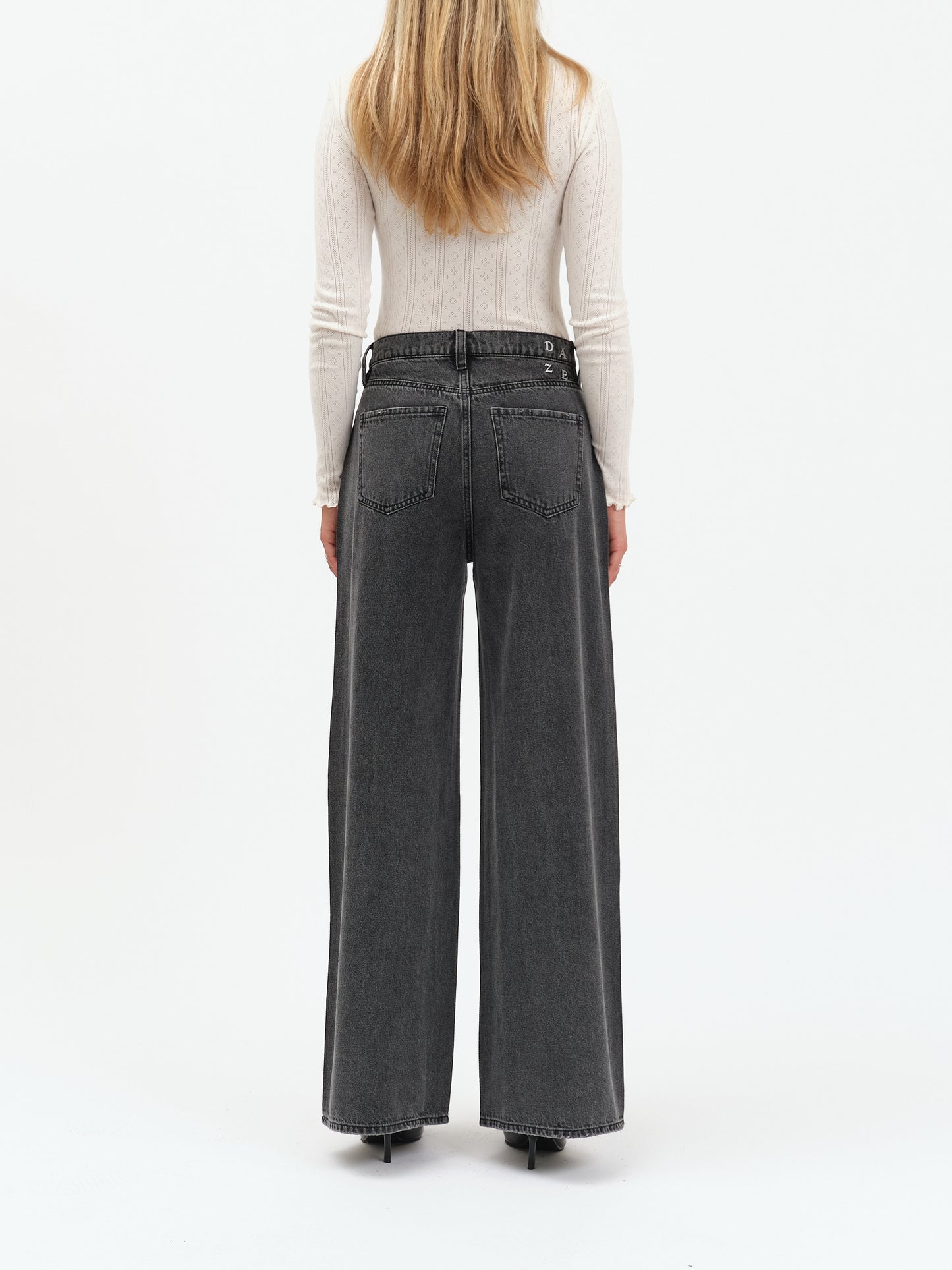 The Wanderer High Rise Wide Leg in Starlit Night