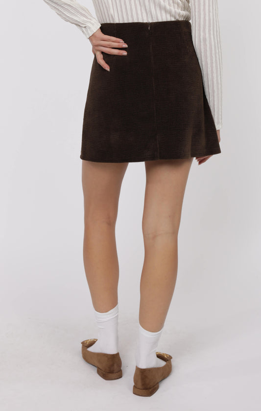 Mystique Cord Mini Skirt