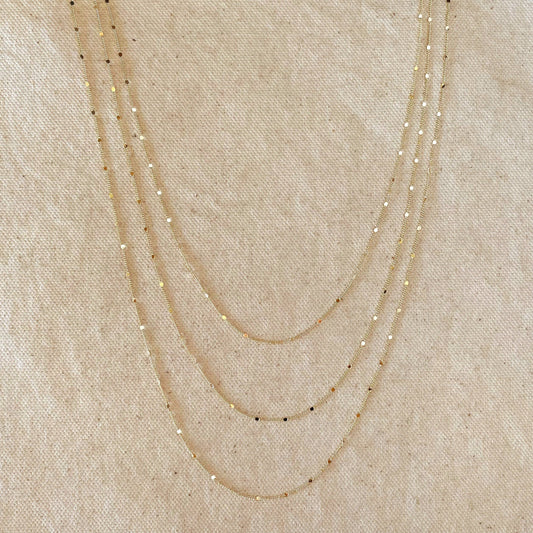 Curb Chain With Pressed Details