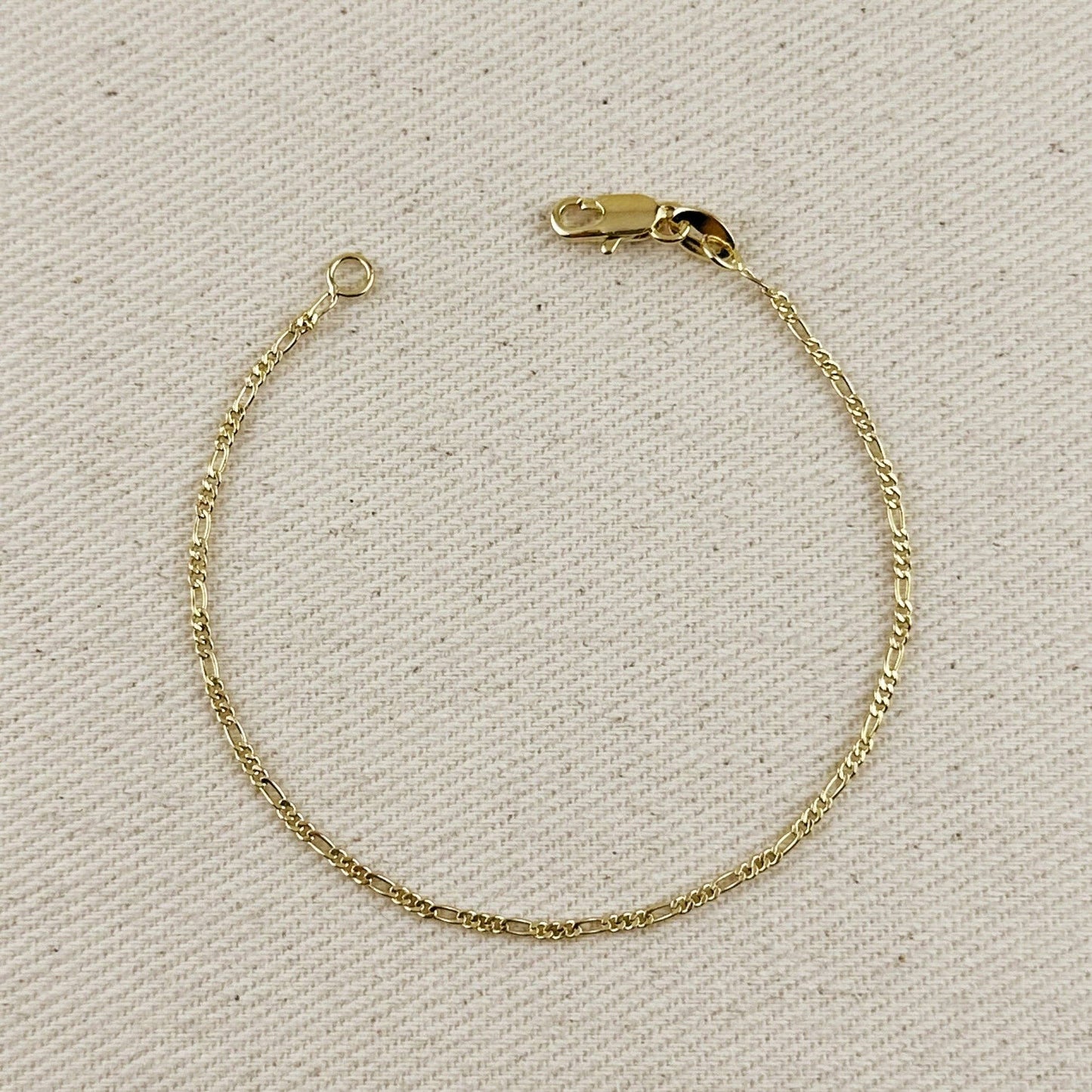 Figaro Chain Bracelet