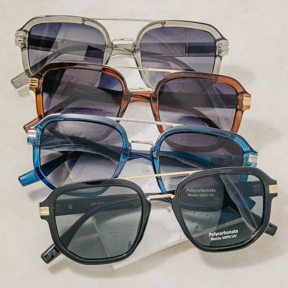 Square Metal sunglasses