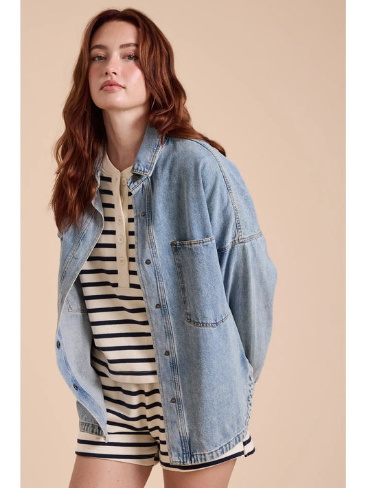 Fran Denim Shacket