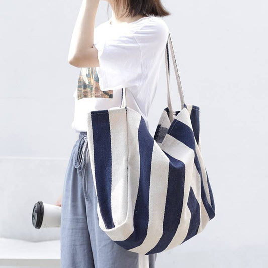 Coastal Cabana Stripe Tote