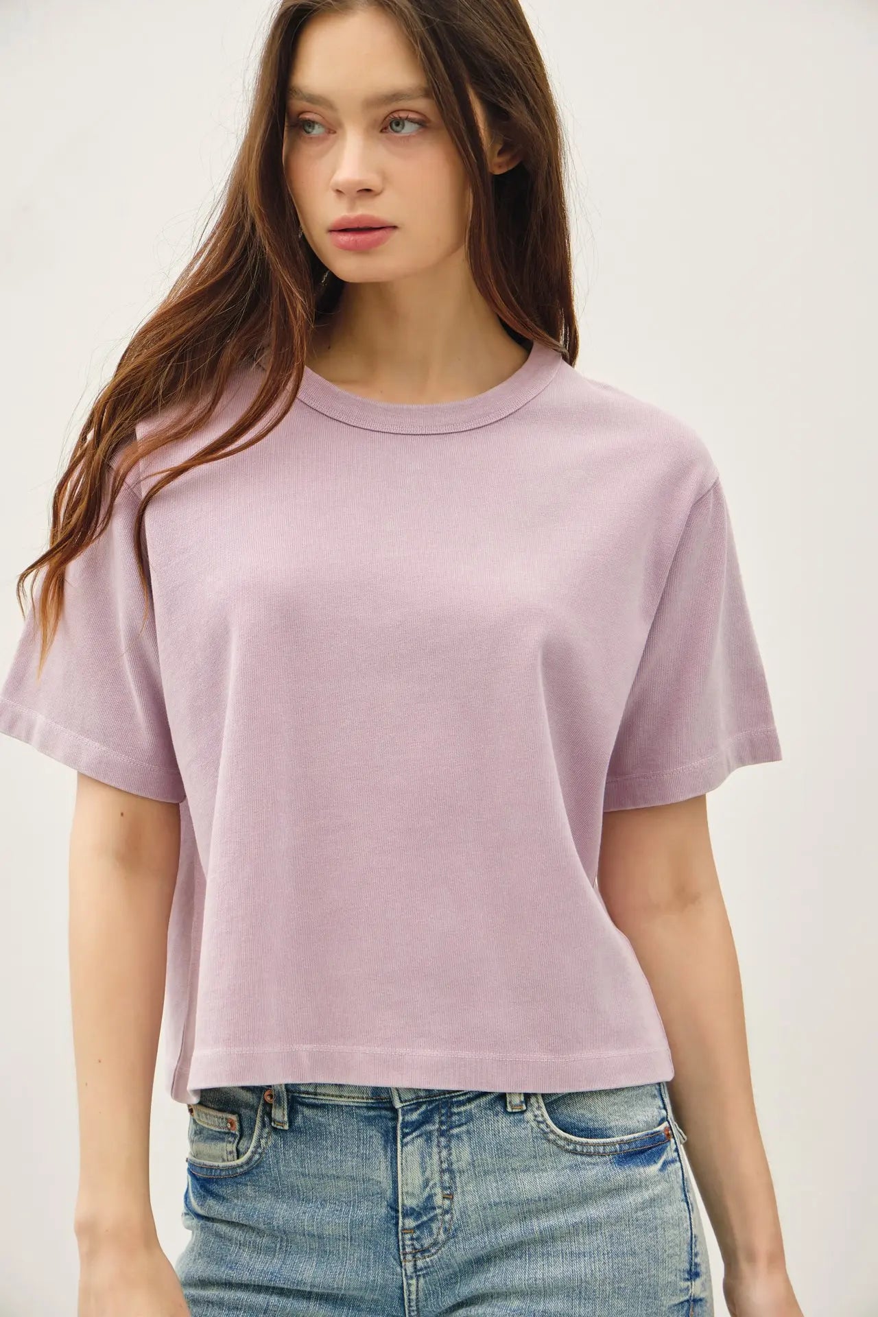 Crewneck Cropped Tee