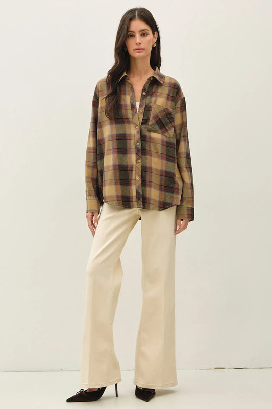 Sunset Plaid Flannel