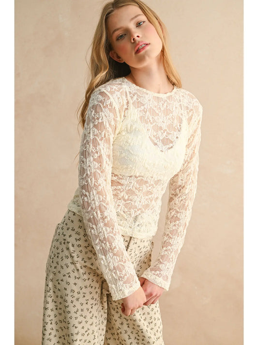 Maren Lace Top