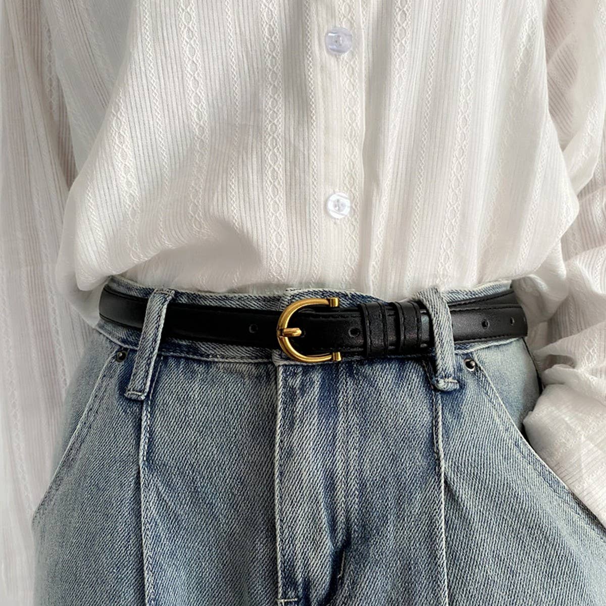 Retro Leather Belt