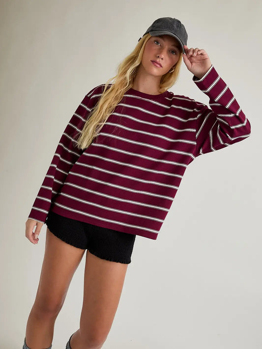 Laney Long Sleeve Stripe Shirt