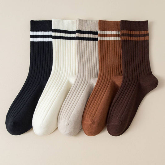 The Varsity Stripe Crew Socks
