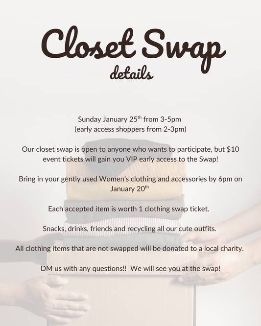 Closet Swap Tickets