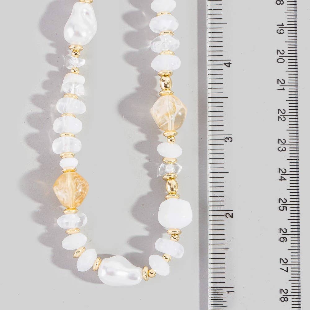 Intricate Mixed Beaded Necklace