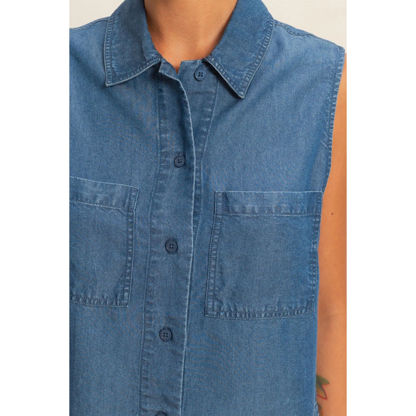 Celine Button Up Top