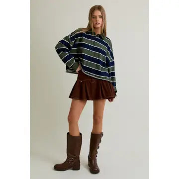 Harbor Stripe Rugby Polo