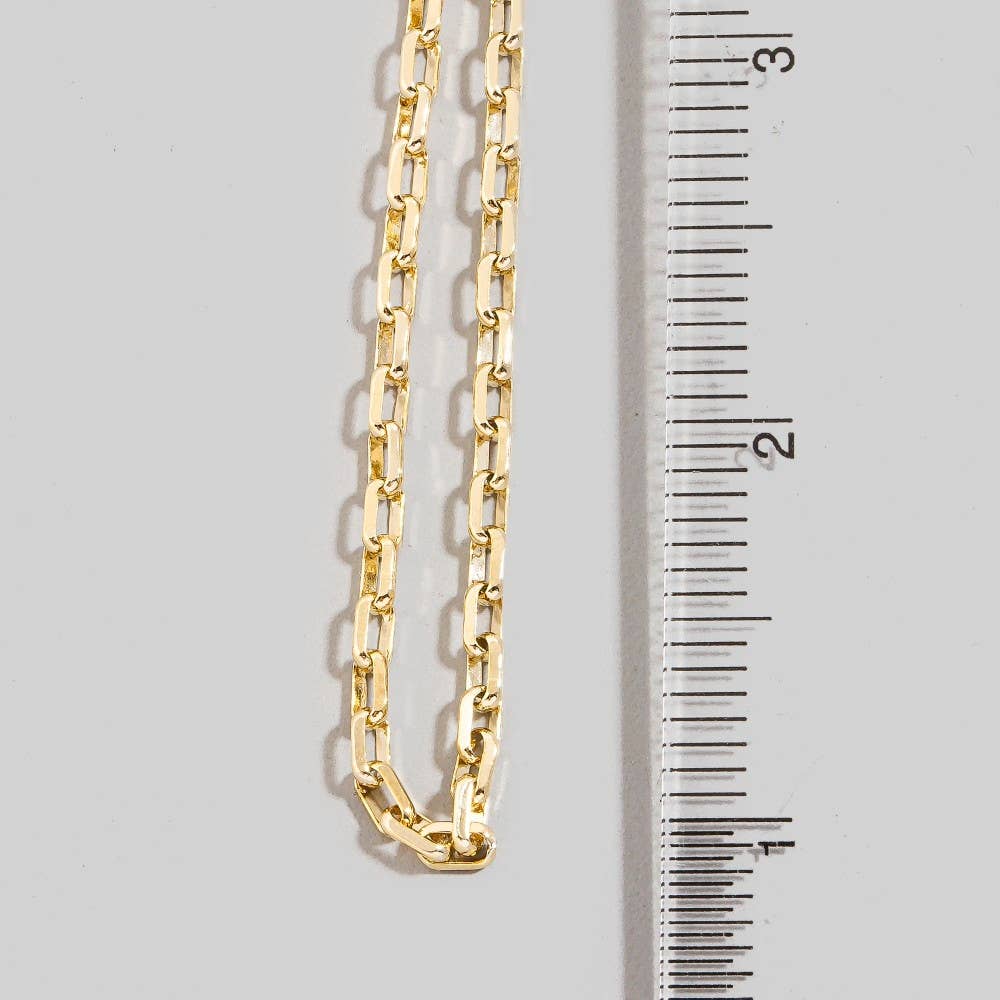 Cable Chain Link Necklace