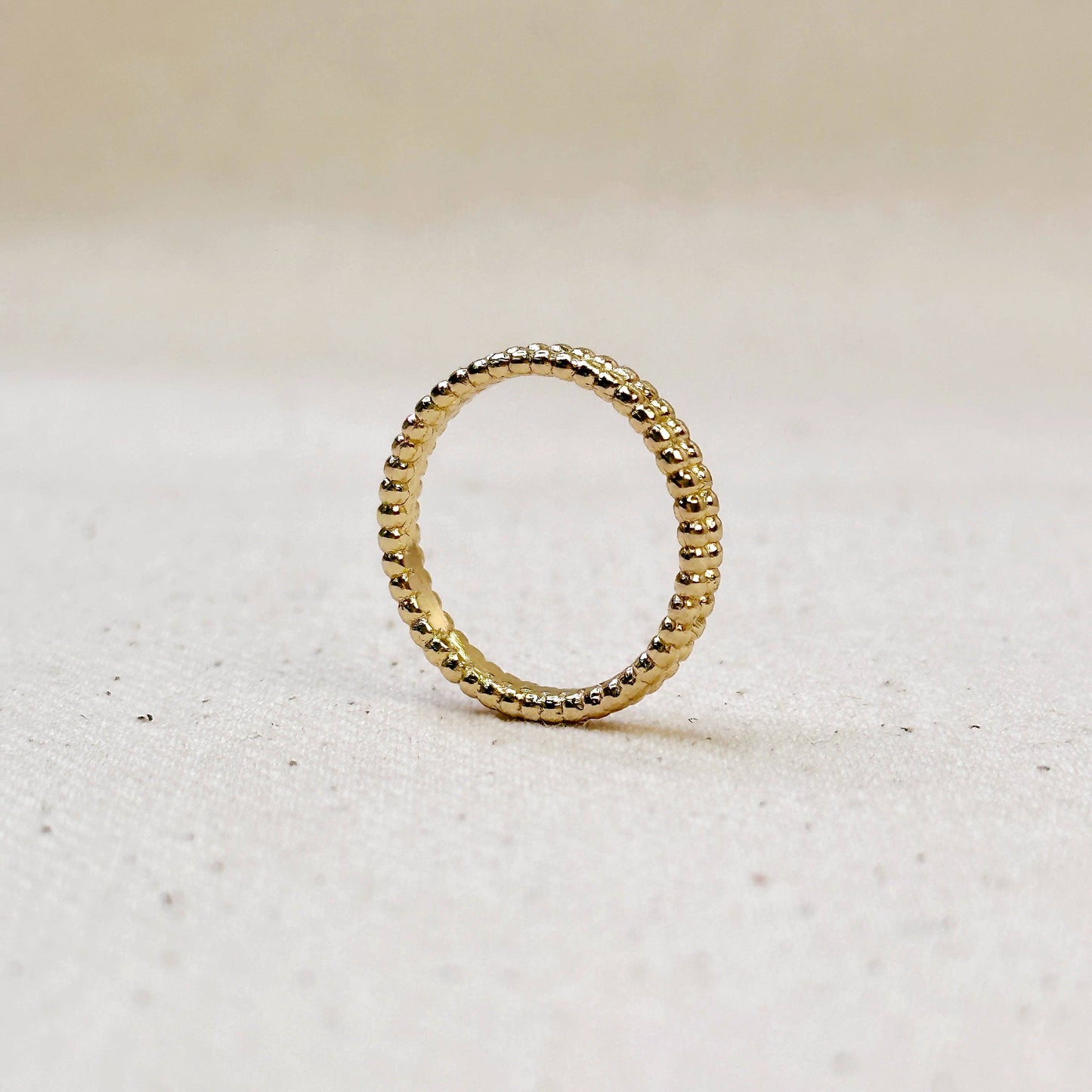 Double Beaded Band Ring