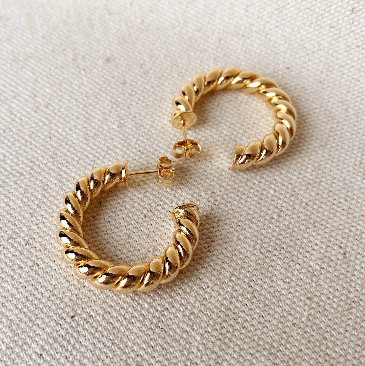 Croissant Hoop Earrings