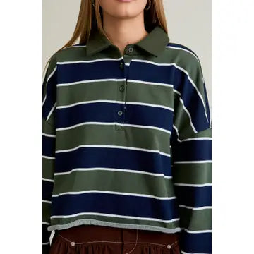 Harbor Stripe Rugby Polo