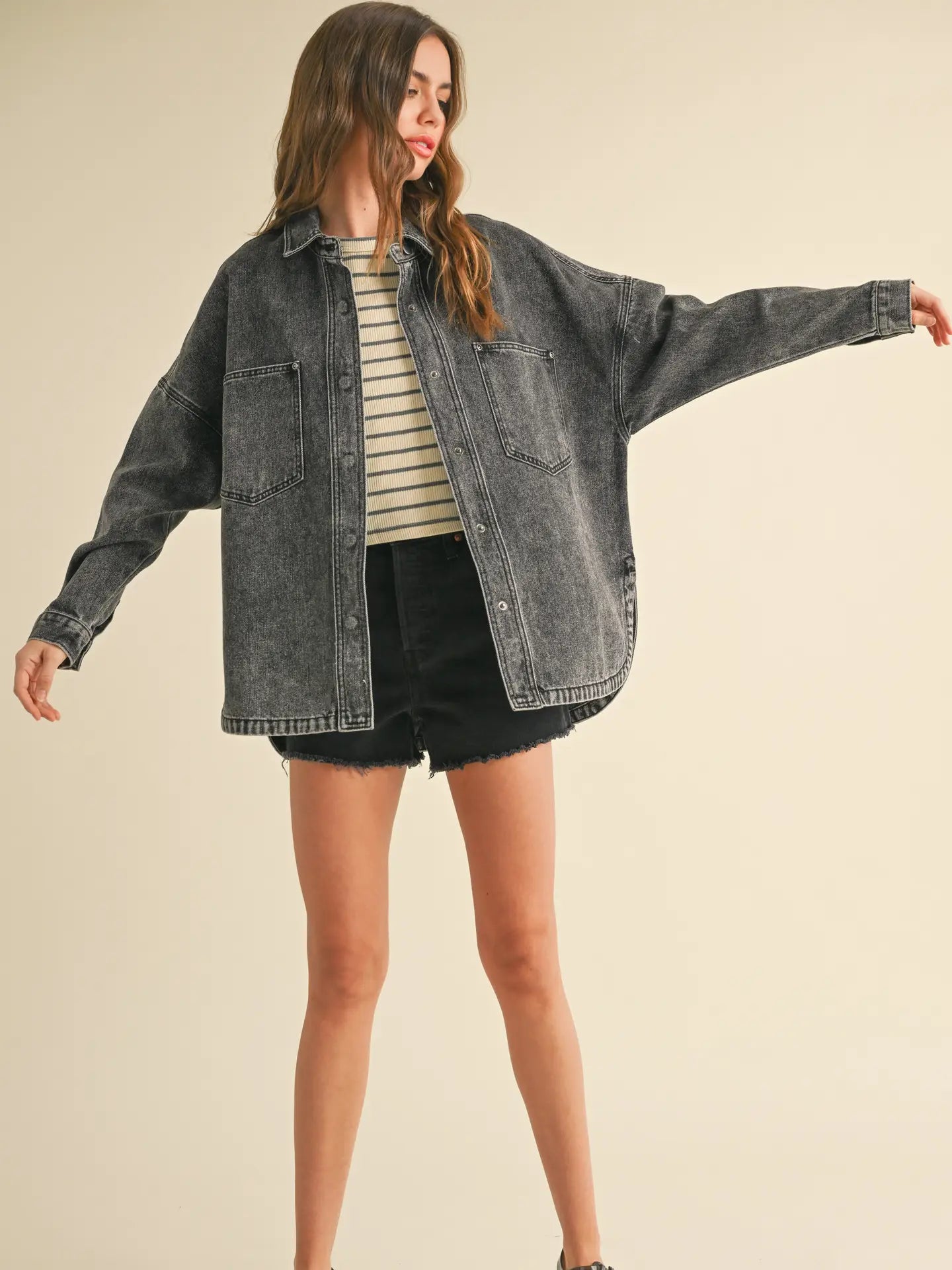 Fran Denim Shacket