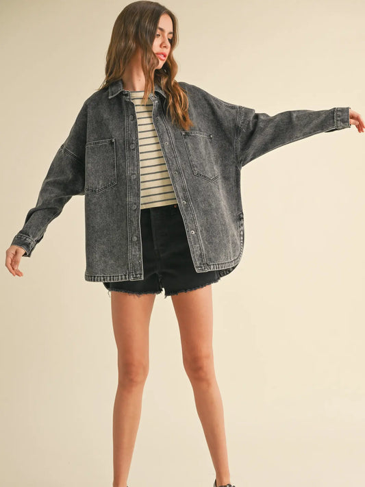 Fran Denim Shacket
