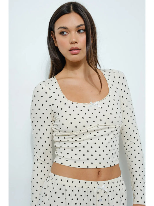 Dot the Day Lounge Top
