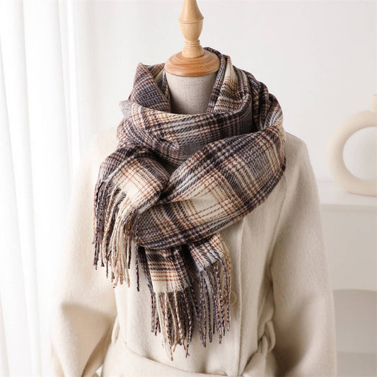 The Highland Plaid Blanket Scarf