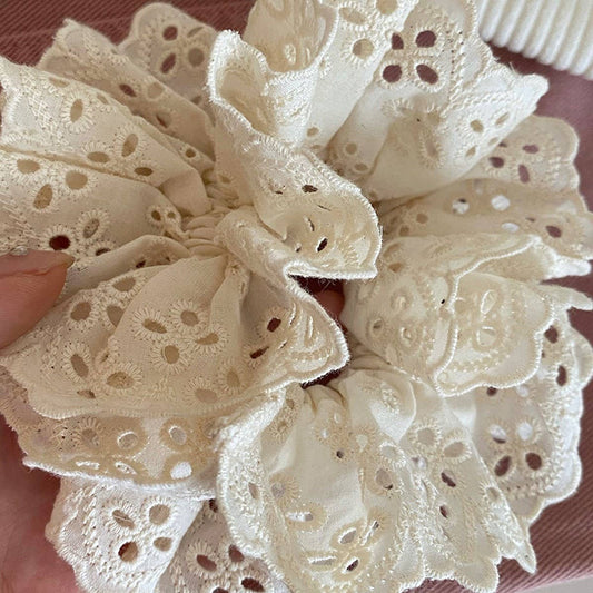 Eyelet Hair Scrunchie