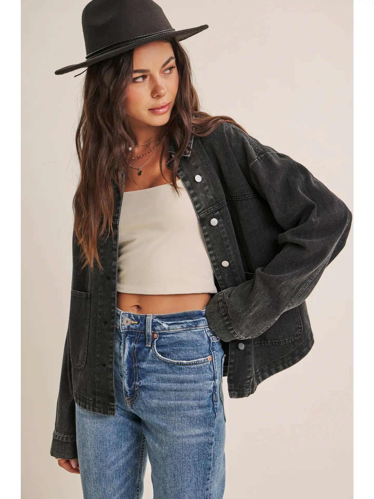Stevie Washed Denim Jacket