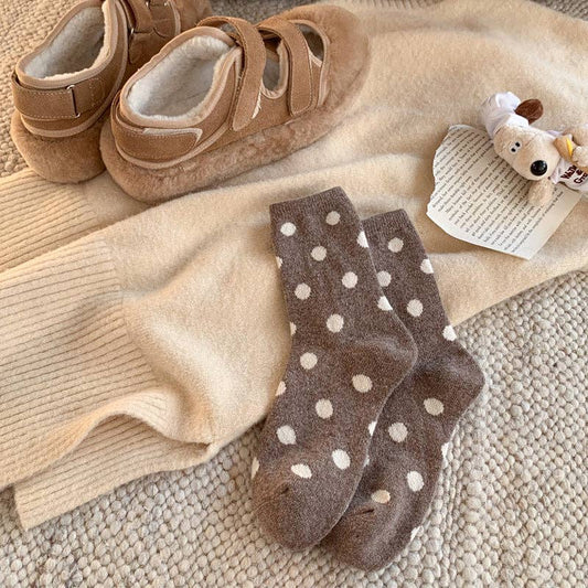 Polk a Dot Crew Socks