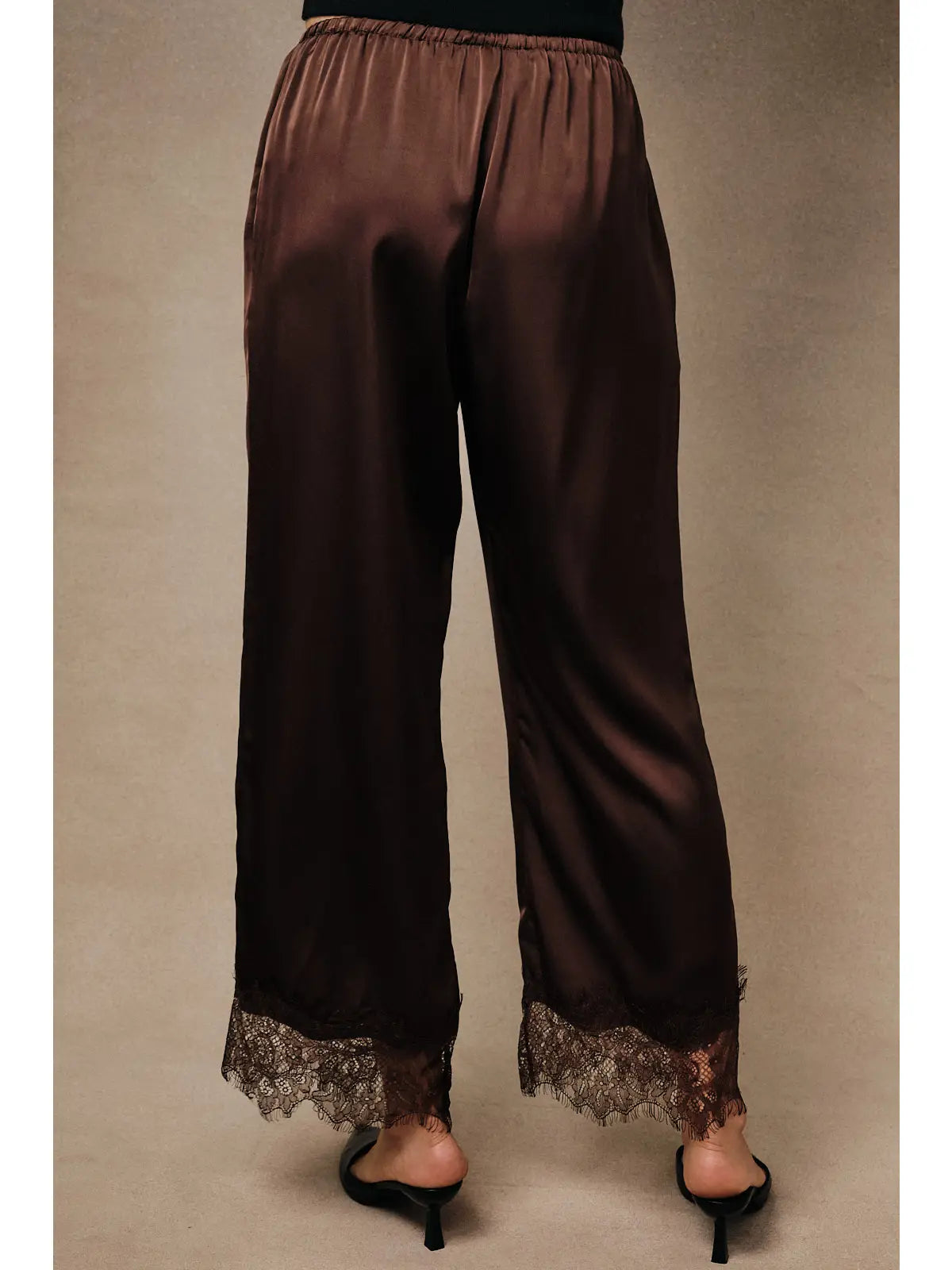 The Collette Lace Trim Pants