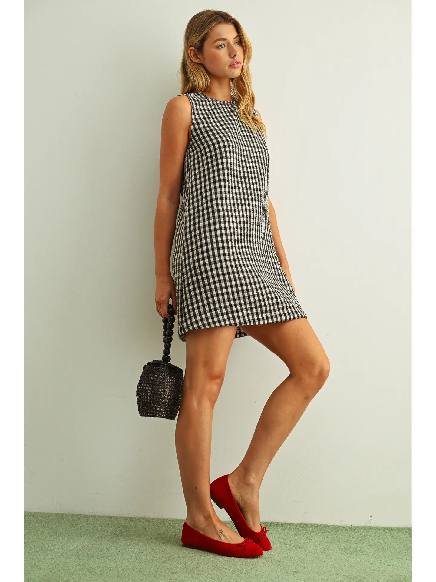 Gingham Grace Mini Dress