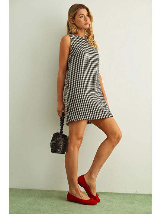 Gingham Grace Mini Dress