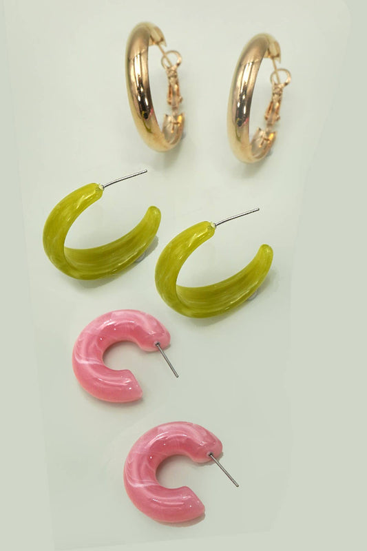 Sweet Pop Hoop Earrings