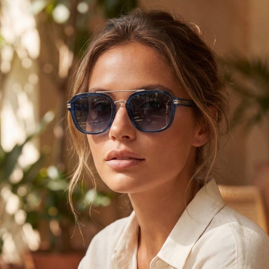 Square Metal sunglasses