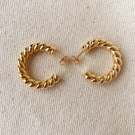 Croissant Hoop Earrings