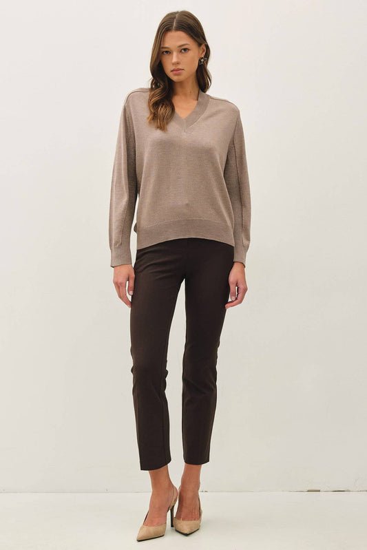 The Lenora V-Neck Sweater