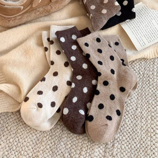 Polk a Dot Crew Socks