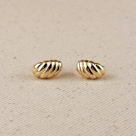 Croissant Stud Earrings
