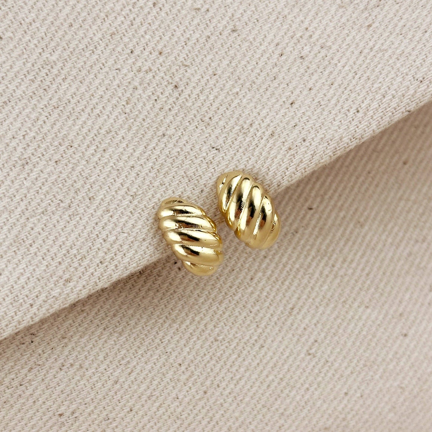 Croissant Stud Earrings