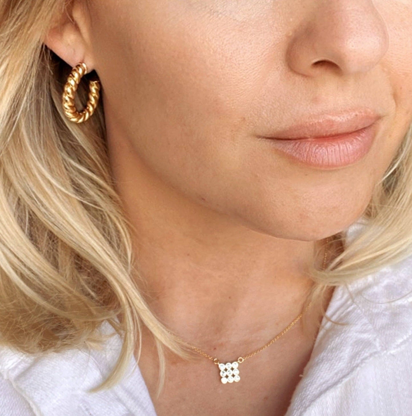 Croissant Hoop Earrings