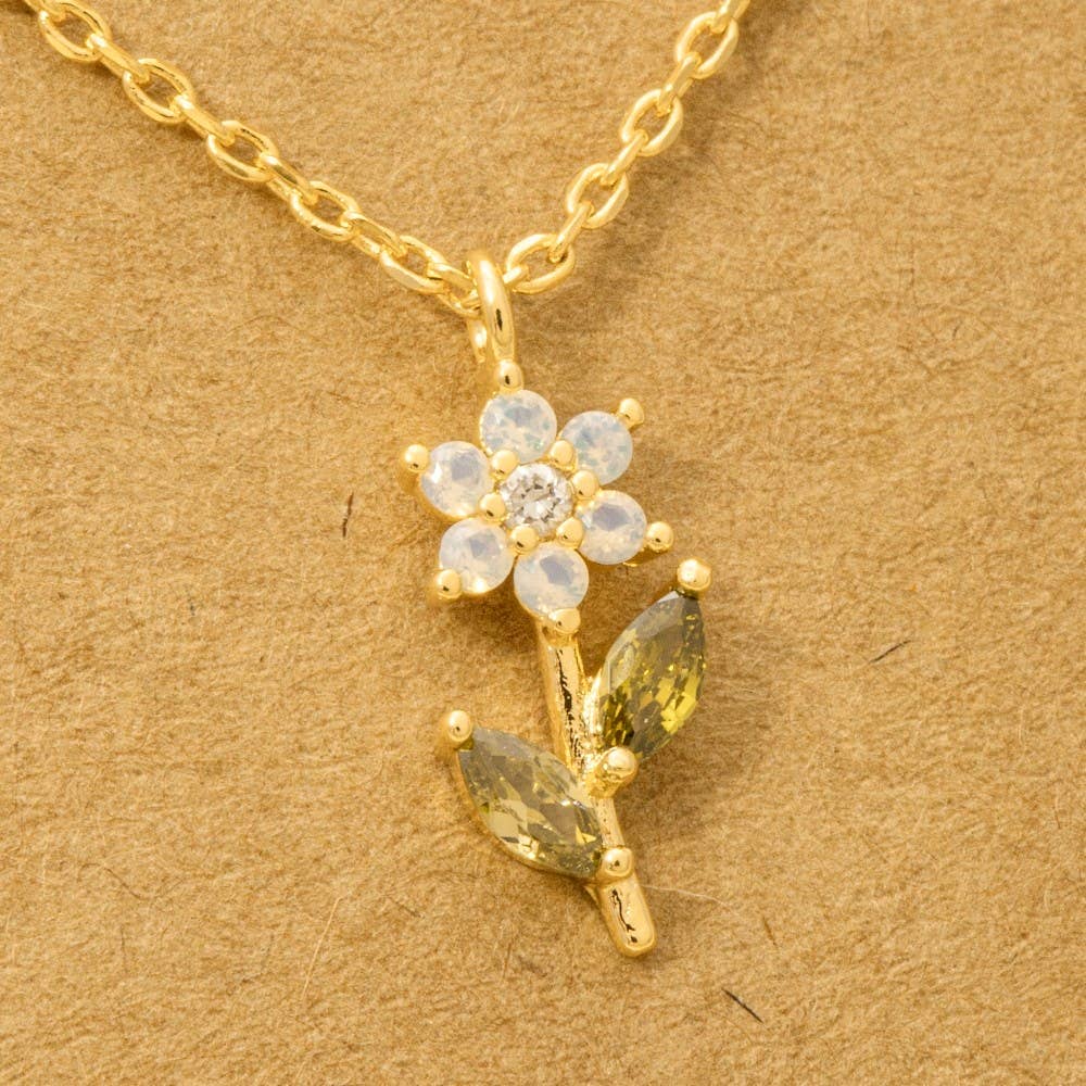 Flower Pendant Necklace