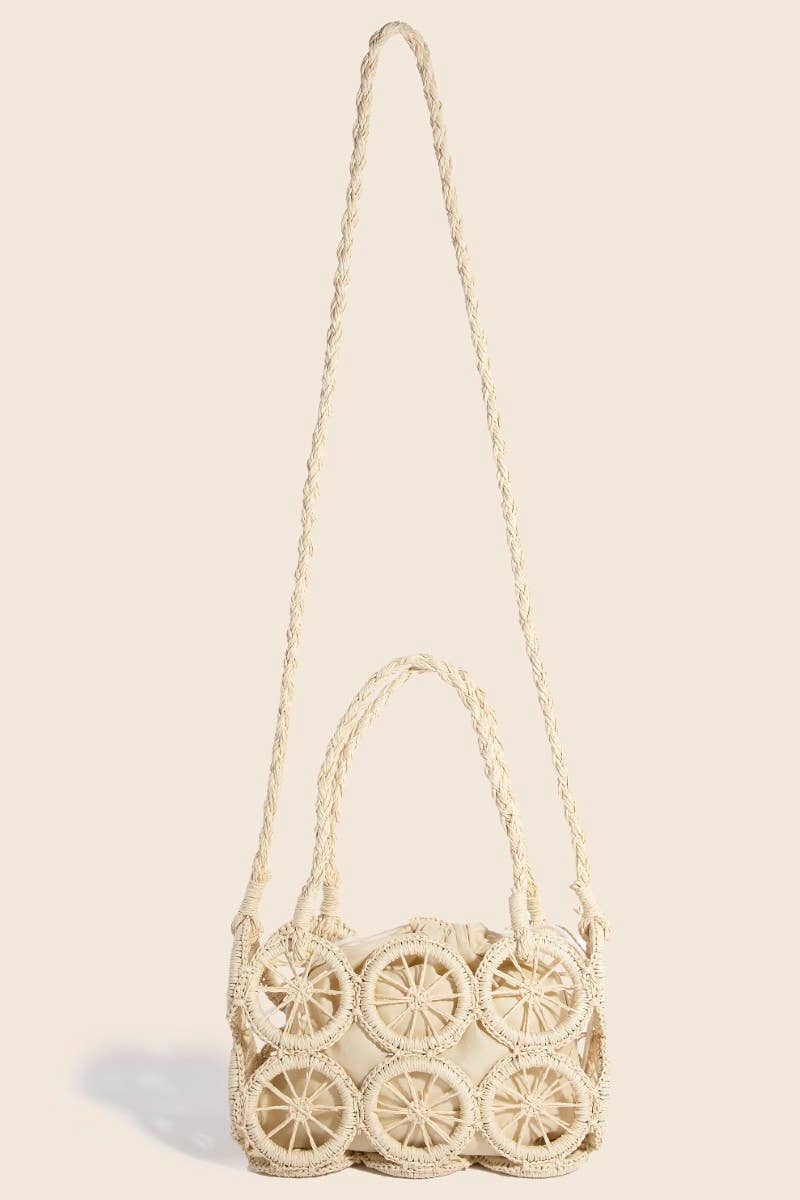 Intricate Braided Wheels Hand Bag