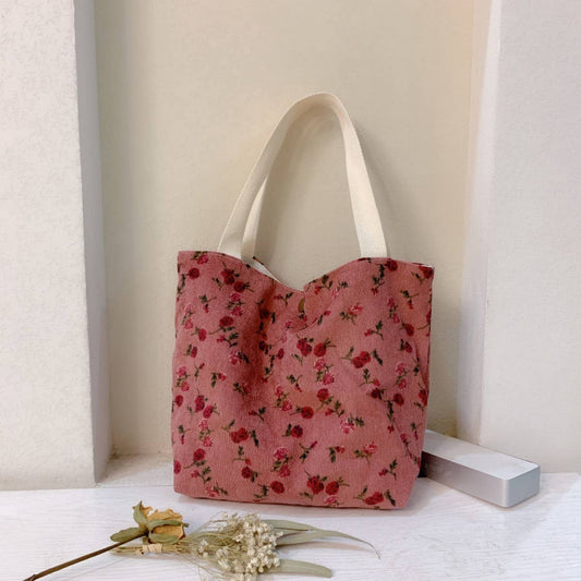 Vintage Corduroy Handbag