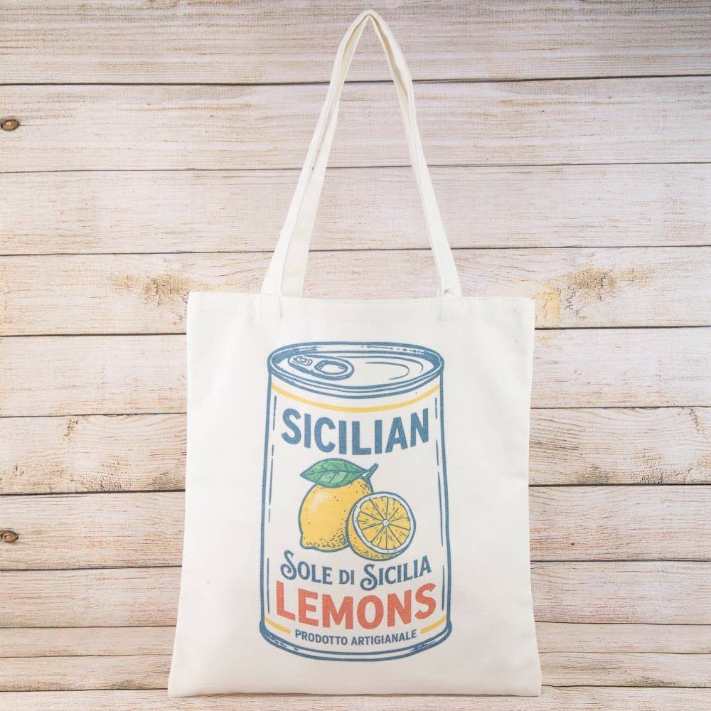Sicilian Lemons Tote Bag