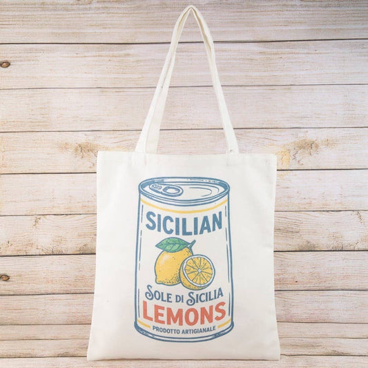 Sicilian Lemons Tote Bag