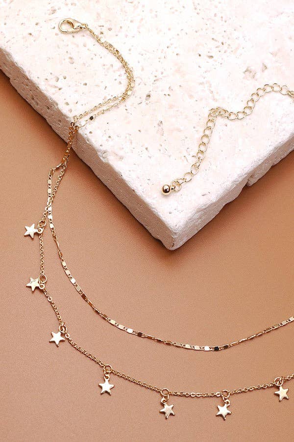 Starlight Layered Charm Necklace