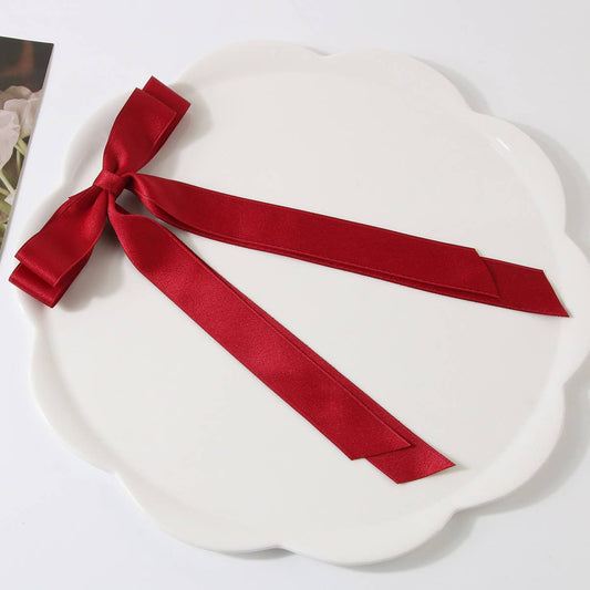 The Charlotte Satin Ribbon Bow