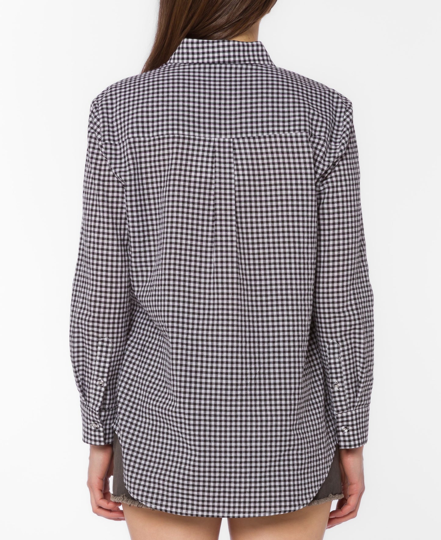 Adelynn Gingham Button-Up Shirt