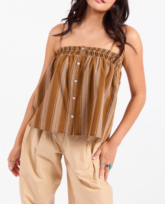 Terra Rose Button Front Cami