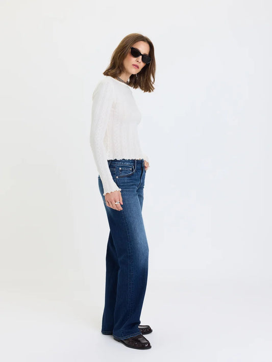 DAZE Keeper Low Rise Straight in Dark Authentic